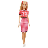 Barbie Fashionista Doll - Houndstooth Top GRB59 - Colorland Toys
